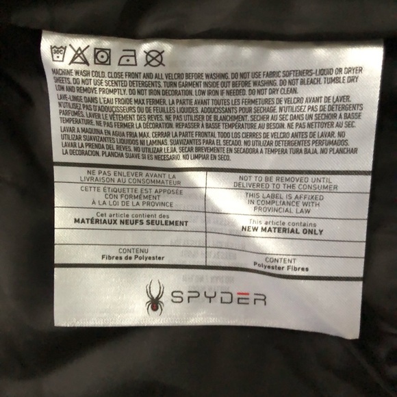 Spyder Men’s Nexus Navy Hooded Puffer Jacket - NWT size XL - Picture 7 of 9